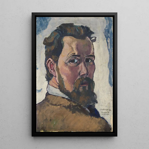 Zelfportret - August Babberger — ingelijst kunstwerk aan de muur