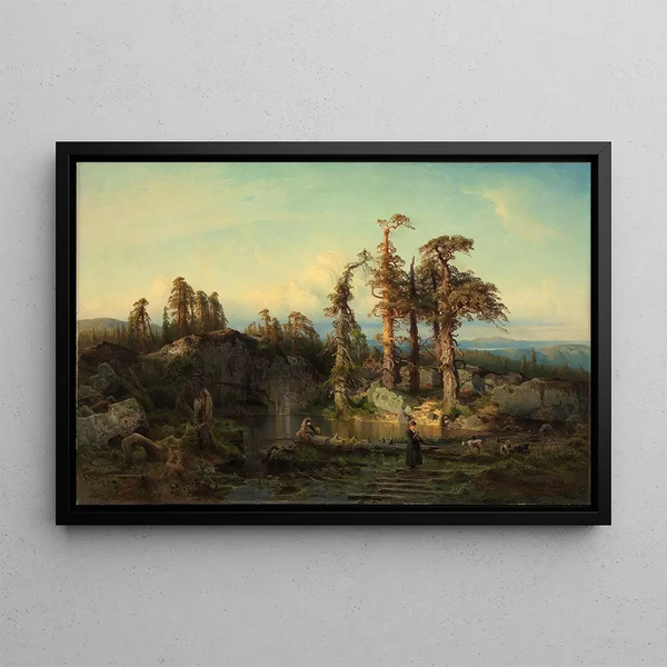 August Cappelen - Tarn in Telemark.webp