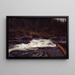 Cascade in Telemark, study for InvNo 427 - August Cappelen — framed artwork on a wall