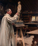 Anders Zorn in zijn atelier - August Hagborg — weergave van het kunstwerk