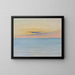 Zee bij zonsondergang - August Hagborg — ingelijst kunstwerk aan de muur