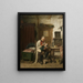 Grootvader Schilderij - August Jernberg — ingelijst kunstwerk aan de muur
