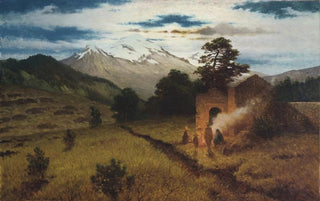 August Lhr - Landscape with the Iztacchuatl in the Background.webp