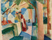 op de begraafplaats van Thun - August Macke — weergave van het kunstwerk