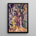 Reproductie van het schilderij Koppel op het bosweggetje - August Macke