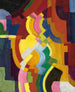 Vormige kleuren III - August Macke — weergave van het kunstwerk