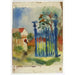Poort van de tuin - August Macke — ingelijst kunstwerk aan de muur