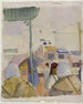 Marché de Tunis II - August Macke — weergave van het kunstwerk