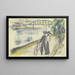 Sentier au Rhin - August Macke — ingelijst kunstwerk aan de muur