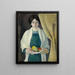 Portret met appels - August Macke — ingelijst kunstwerk aan de muur