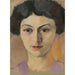 Reproductie van het schilderij Portret van Elisabeth in Hilterfingen - August Macke