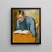 Portret van Helmuth Macke - August Macke — ingelijst kunstwerk aan de muur