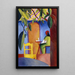 Reproductie van het schilderij Turkse Koffie - August Macke