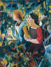 Twee meisjes - August Macke — weergave van het kunstwerk