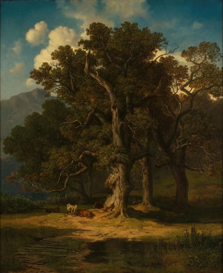 August Maximilian Zimmermann - Waldlandschaft.webp
