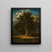 Boslandschap - August Maximilian Zimmermann — ingelijst kunstwerk aan de muur