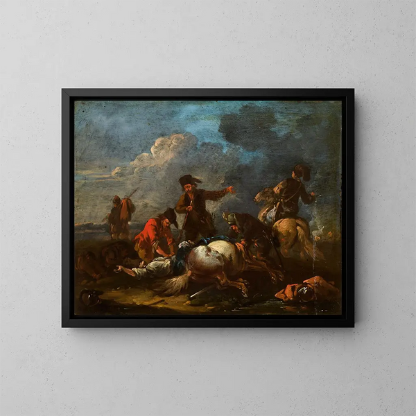Thief - August Querfurt — framed artwork on a wall