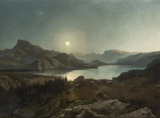 August Schaeffer von Wienwald - Alpine Lake.webp