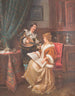 Liefde en harmonie - August Stephan — weergave van het kunstwerk