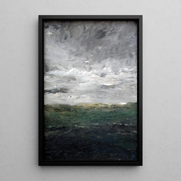 Reproduction of the painting Study of Landscape, the Moor - August Strindberg