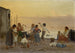 Kinder dansend de saltarello op het strand in Capri - August Weckesser — weergave van het kunstwerk