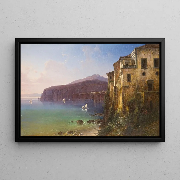 August Wilhelm Ferdinand Schirmer - House of Tasso at the coast of Sorrent.webp