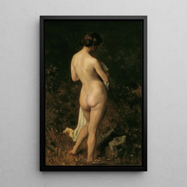 Badende vrouwen - August von Pettenkofen — ingelijst kunstwerk aan de muur