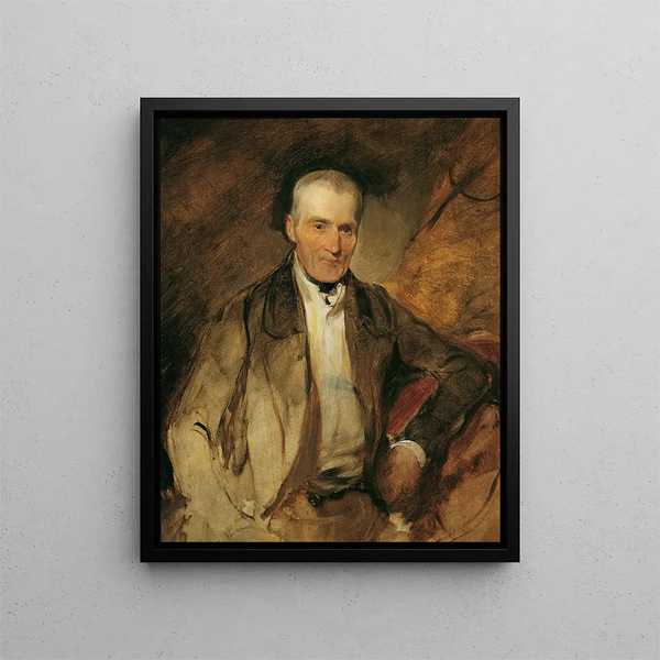 De vader van de schilder Georg Raab - August von Pettenkofen — ingelijst kunstwerk aan de muur