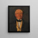 Ferdinand Edler tegen Nespern, de oom van Pettenkofen - August von Pettenkofen — ingelijst kunstwerk aan de muur
