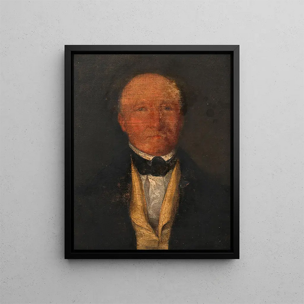 Ferdinand Edler tegen Nespern, de oom van Pettenkofen - August von Pettenkofen — ingelijst kunstwerk aan de muur