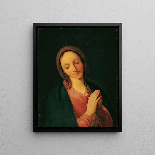 Madone - August von Pettenkofen — ingelijst kunstwerk aan de muur