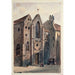 Reproductie van het schilderij Kerk Saint-Landry - Auguste Sébastien Bénard