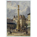 La place du Châtelet et la fontaine des Palmiers - Auguste Sébastien Bénard — weergave van het kunstwerk