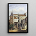 van het huis bekend als Saint-Louis straat des Marmousets Saint Marcel - Auguste Sébastien Bénard — ingelijst kunstwerk aan de muur