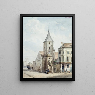 AugusteSbastien Bnard - Tour dAlexandre restes de labbaye Saint Victor Tour dangle des btiments abbatiaux.webp
