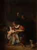scènes uit Notre-Dame de Paris - Auguste Couder — weergave van het kunstwerk