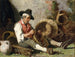 De mandenmaker - Auguste Dutuit — weergave van het kunstwerk