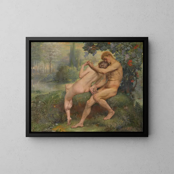 Hymne à l'amour - Auguste Léveque — framed artwork on a wall