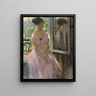 Auguste Oleffe - Woman at the Window.webp