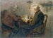 Oud boerenkoppel aan tafel - Auguste Schepp — weergave van het kunstwerk