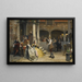 te koop bij veiling - Auguste Serrure — ingelijst kunstwerk aan de muur