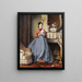 The Love Letter - Auguste Toulmouche — framed artwork on a wall