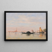 View of Venice - Auguste Veillon — framed artwork on a wall