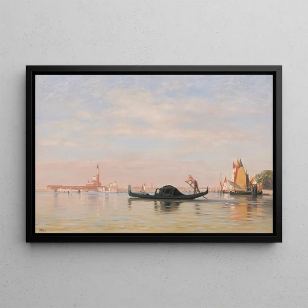 Auguste Veillon - Vue Sur Venise View Of Venice.webp