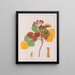 Oxalis cordata - Auguste de Saint-Hilaire — framed artwork on a wall