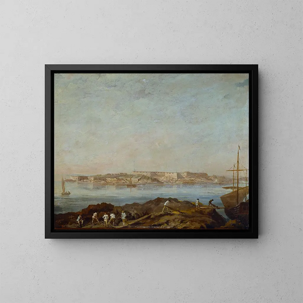 Vue de Sveaborg - Augustin Ehrensvärd — ingelijst kunstwerk aan de muur