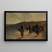 Terugkeer van de oesterplukkers - Augustin Feyen-Perrin — ingelijst kunstwerk aan de muur