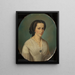 Caroline von Stalitz née Petke - Augusto Tominz — ingelijst kunstwerk aan de muur
