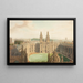 All Souls College vanaf de Radcliffe-bibliotheek - Augustus Charles Pugin — ingelijst kunstwerk aan de muur