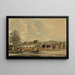 St James met het dorp Charing zoals het eruitzag onder het bewind van Hendrik VIII - Augustus Charles Pugin — ingelijst kunstwerk aan de muur